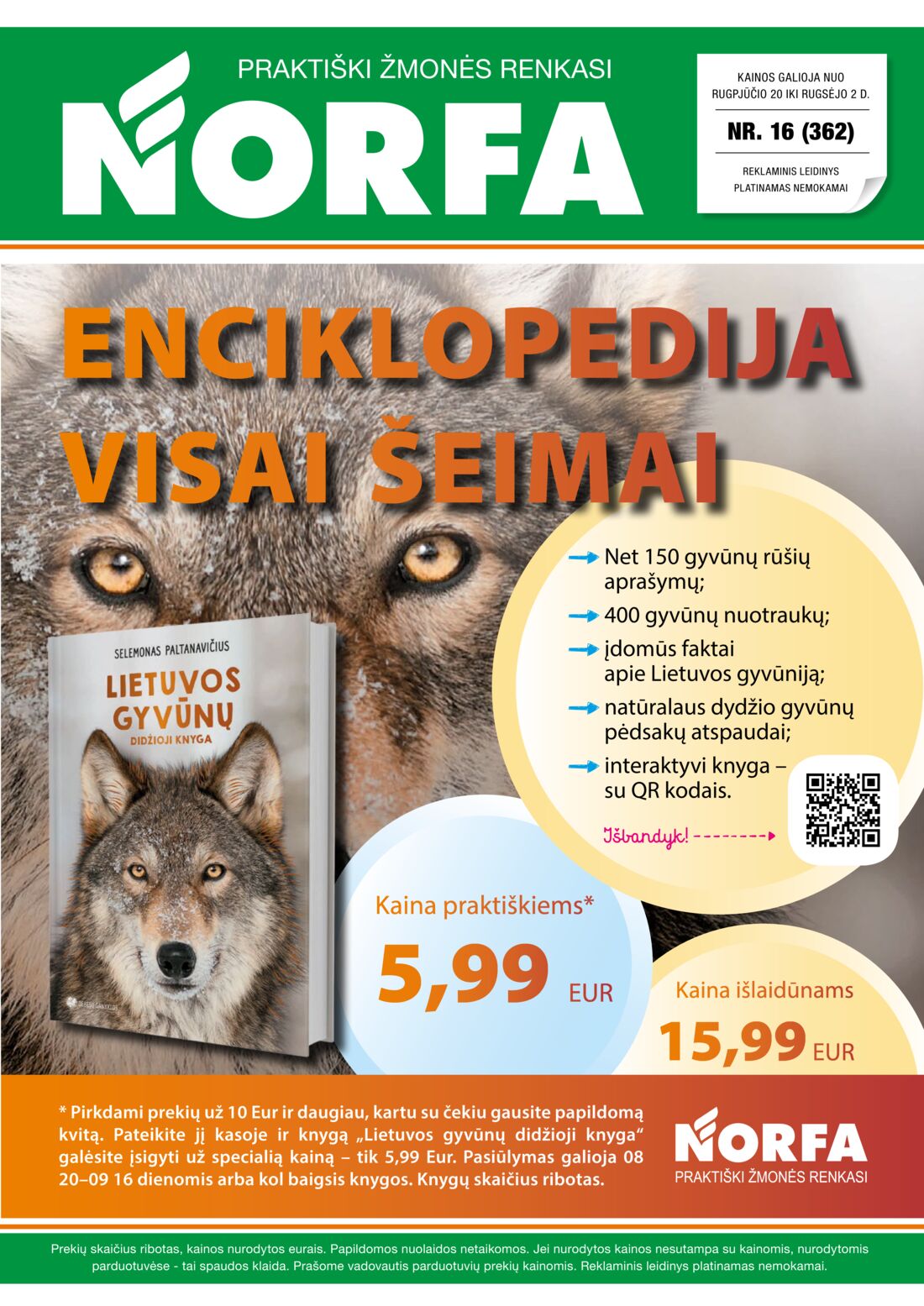 Norfa kaininis leidinys akcijos nuo 
  2020-08-20 iki 
  2020-09-02 | Leidinukas.lt puslapis 1