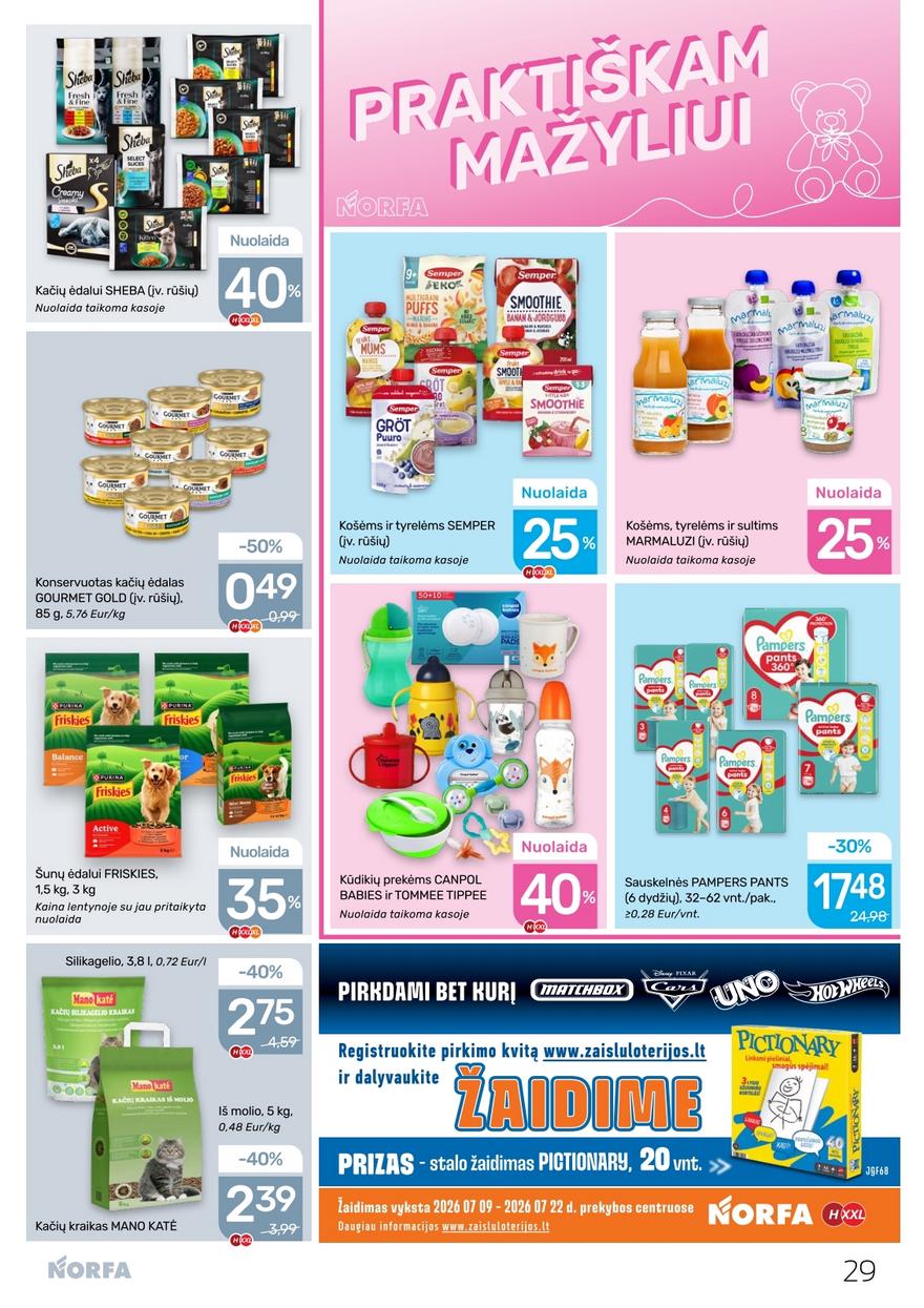 Norfos leidinys akcijos nuo 
  2026-07-09 iki 
  2026-07-22 | Leidinukas.lt puslapis 29