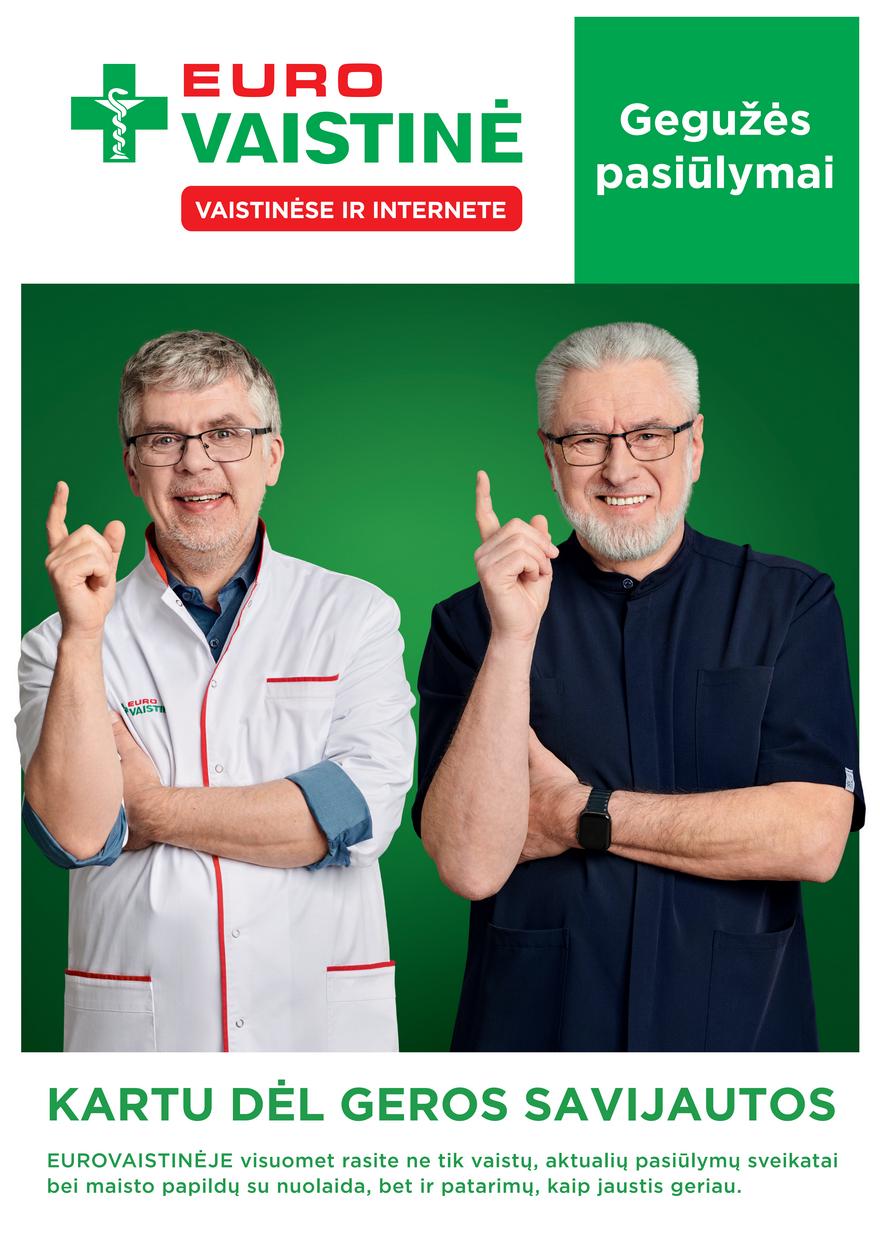 Euro vaistinė leidinys akcijos nuo 
  2023-05-01 iki 
  2023-05-31 | Leidinukas.lt puslapis 1