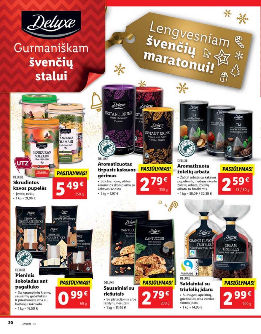 Lidl pasiūlymai akcijos nuo 
  2021-11-22 iki 
  2021-11-28 | Leidinukas.lt puslapis 20