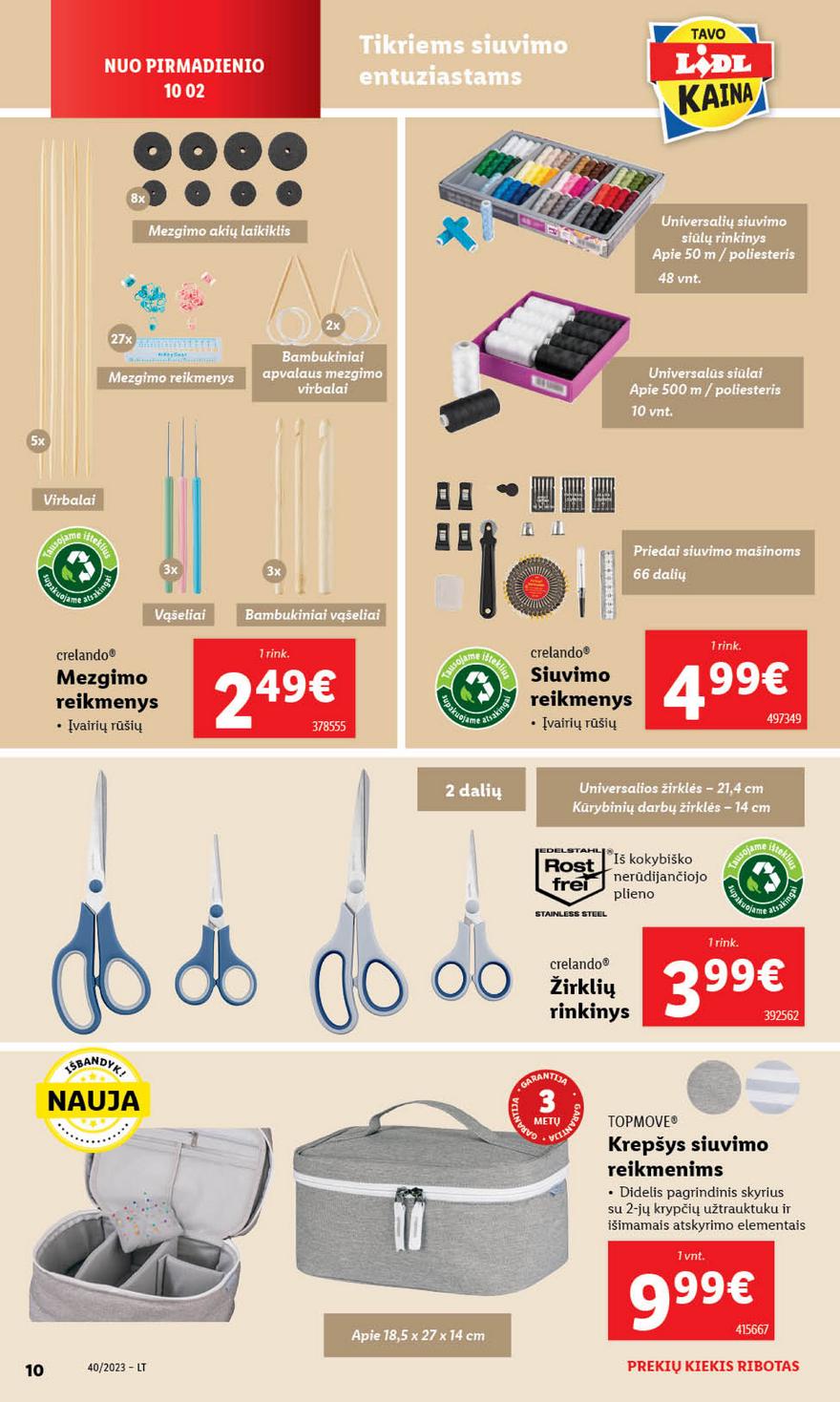 Ldil ne maisto leidinys akcijos nuo 
  2023-10-02 iki 
  2023-10-08 | Leidinukas.lt puslapis 10