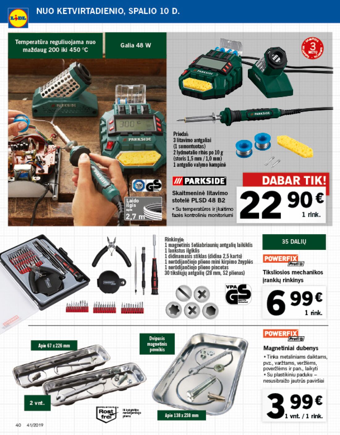 Lidl savaitinis leidinys akcijos nuo 
  2019-10-07 iki 
  2019-10-13 | Leidinukas.lt puslapis 40