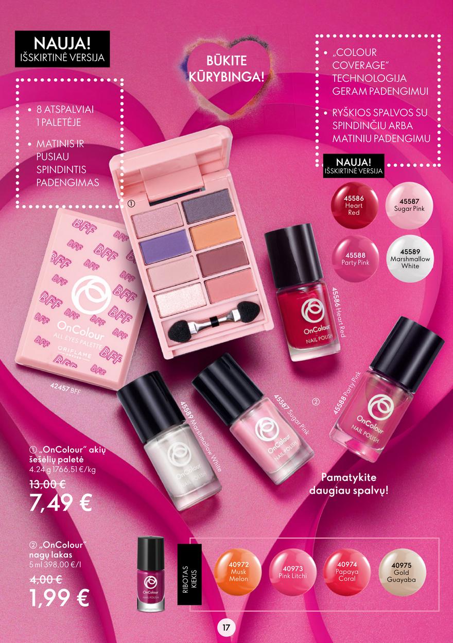 Oriflame katalogas akcijos nuo 
  2023-01-11 iki 
  2023-01-31 | Leidinukas.lt puslapis 17
