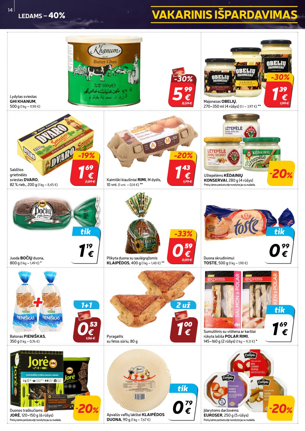 Rimi savaitinis leidinys akcijos nuo 
  2019-08-06 iki 
  2019-08-12 | Leidinukas.lt puslapis 14