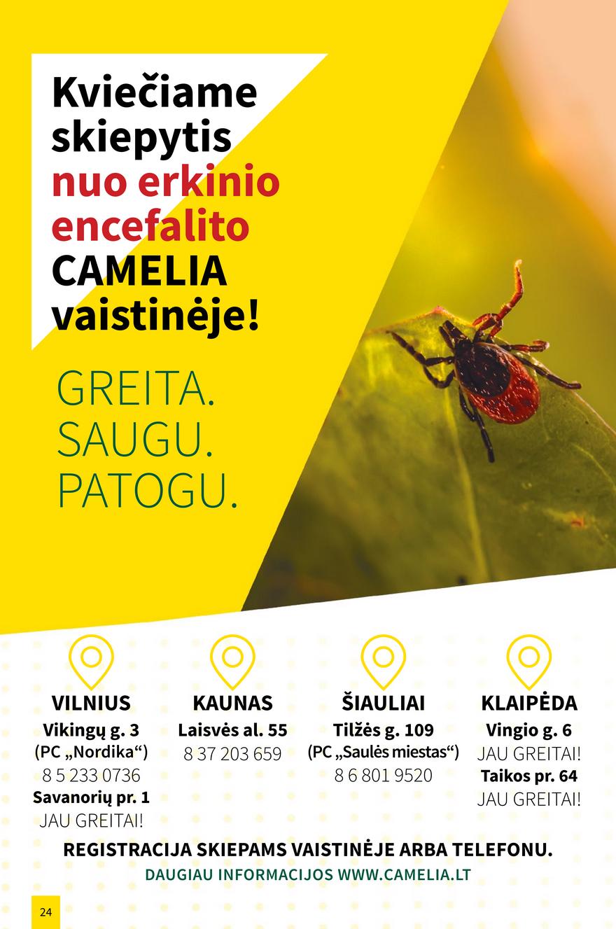 Camelia gegužės leidinys akcijos nuo 
  2021-05-01 iki 
  2021-05-31 | Leidinukas.lt puslapis 24