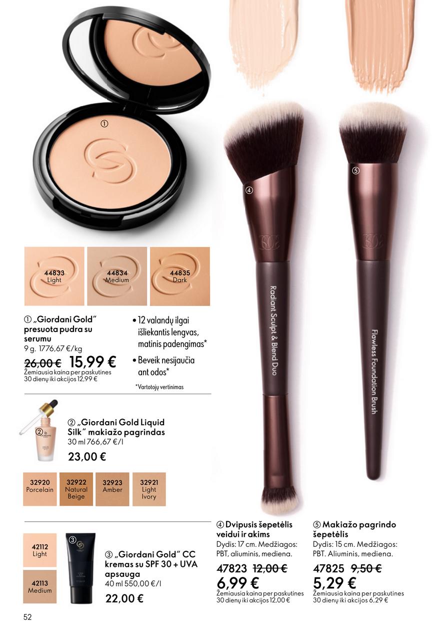 Oriflame katalogas akcijos nuo 
  2025-09-14 iki 
  2025-10-07 | Leidinukas.lt puslapis 52