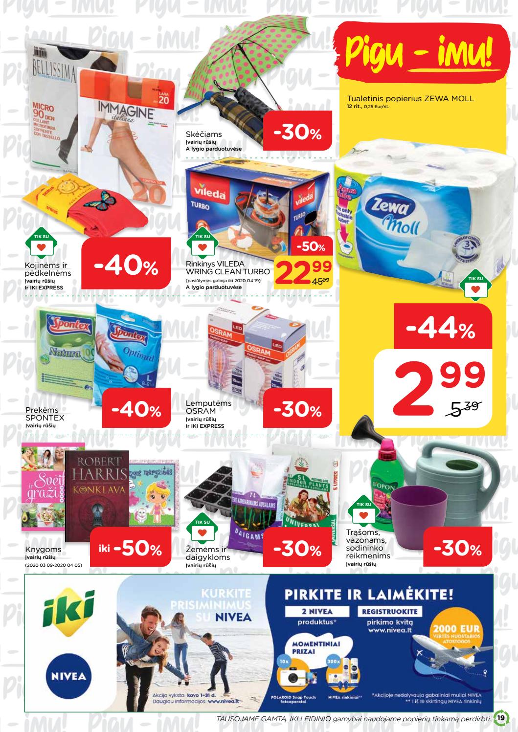 Iki savaitinis leidinys akcijos nuo 
  2020-03-09 iki 
  2020-03-15 | Leidinukas.lt puslapis 19