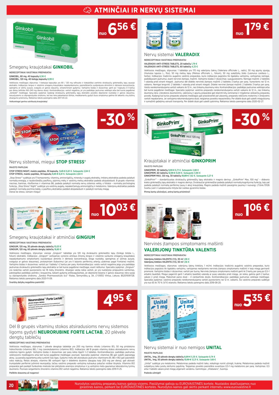 Euro vaistinė leidinys akcijos nuo 
  2021-03-01 iki 
  2021-03-31 | Leidinukas.lt puslapis 20