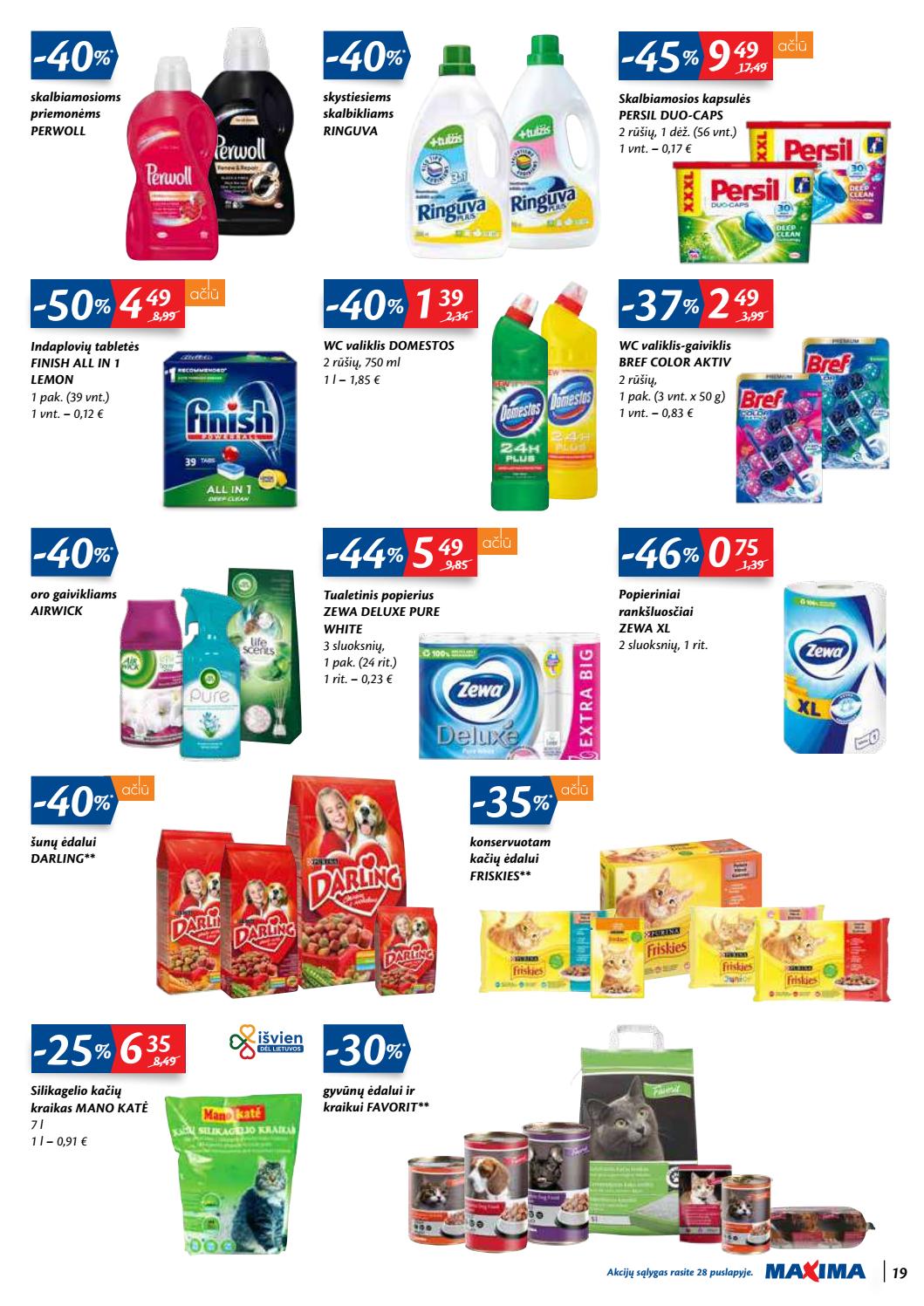 Maxima kaininis leidinys akcijos nuo 
  2020-10-06 iki 
  2020-10-12 | Leidinukas.lt puslapis 19