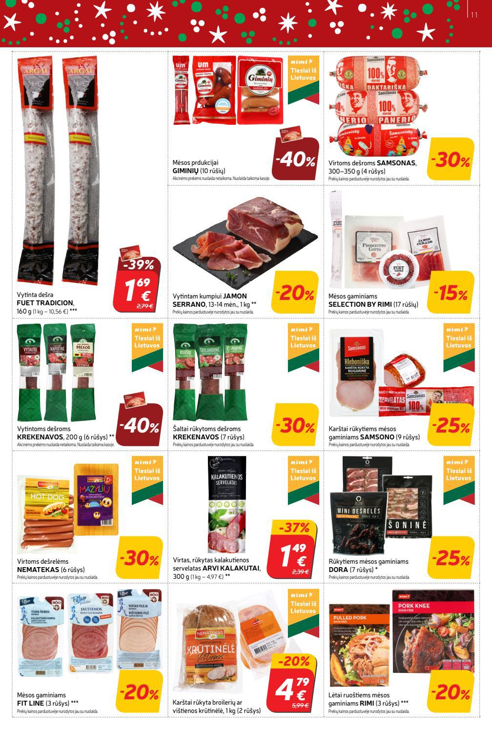 Rimi savaitinis leidinys akcijos nuo 
  2021-11-30 iki 
  2021-12-06 | Leidinukas.lt puslapis 11