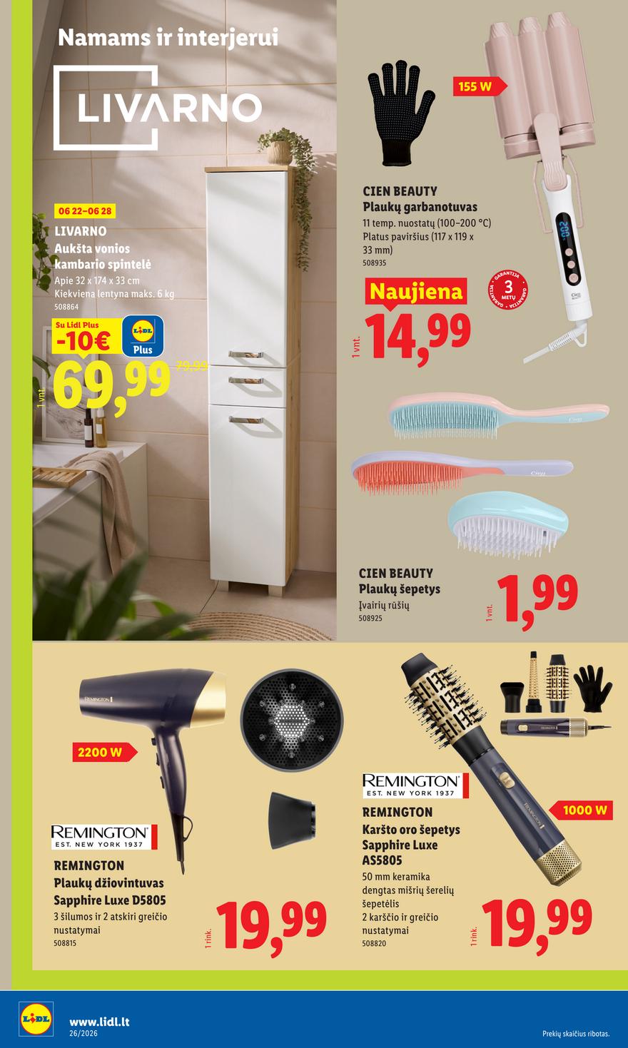 Lidl leidinys akcijos nuo 
  2026-06-22 iki 
  2026-06-28 | Leidinukas.lt puslapis 8