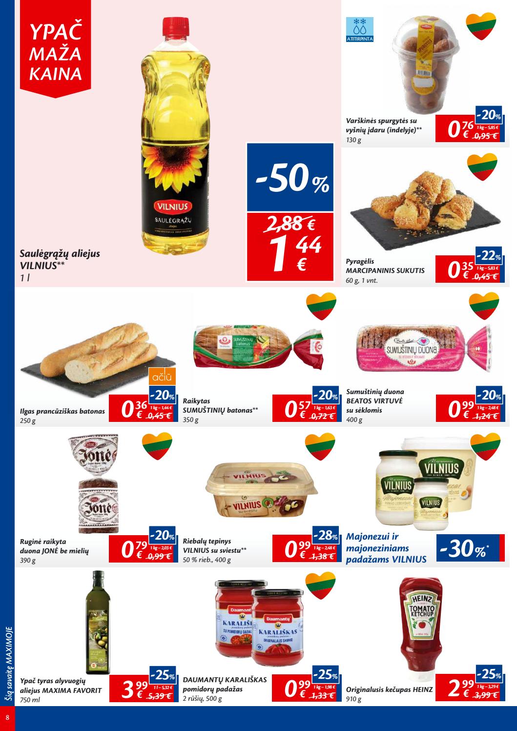 Maxima kaininis leidinys akcijos nuo 
  2019-09-03 iki 
  2019-09-09 | Leidinukas.lt puslapis 8