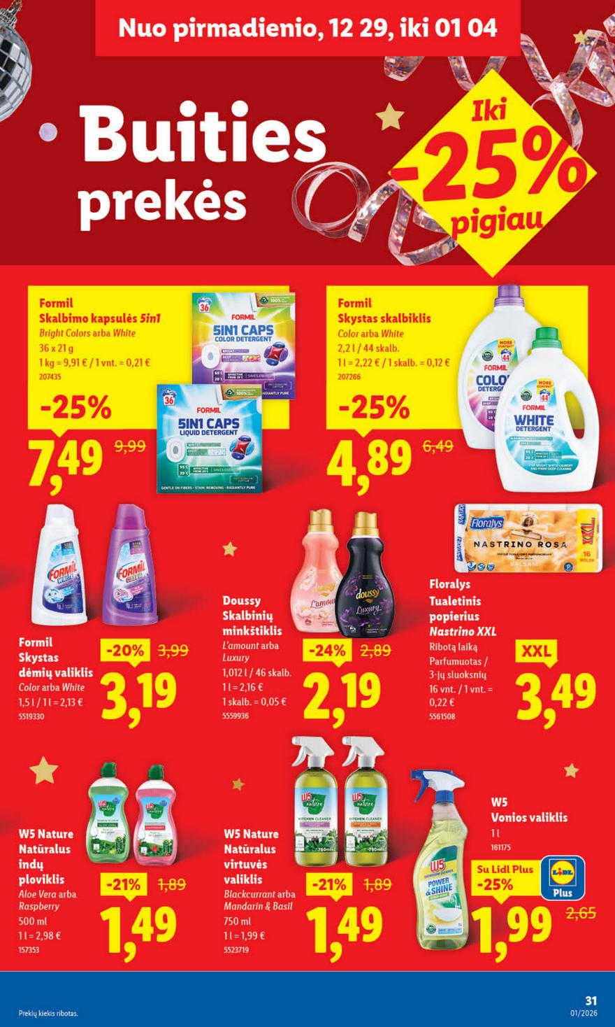 Lidl leidinys akcijos nuo 
  2025-12-29 iki 
  2026-01-04 | Leidinukas.lt puslapis 31