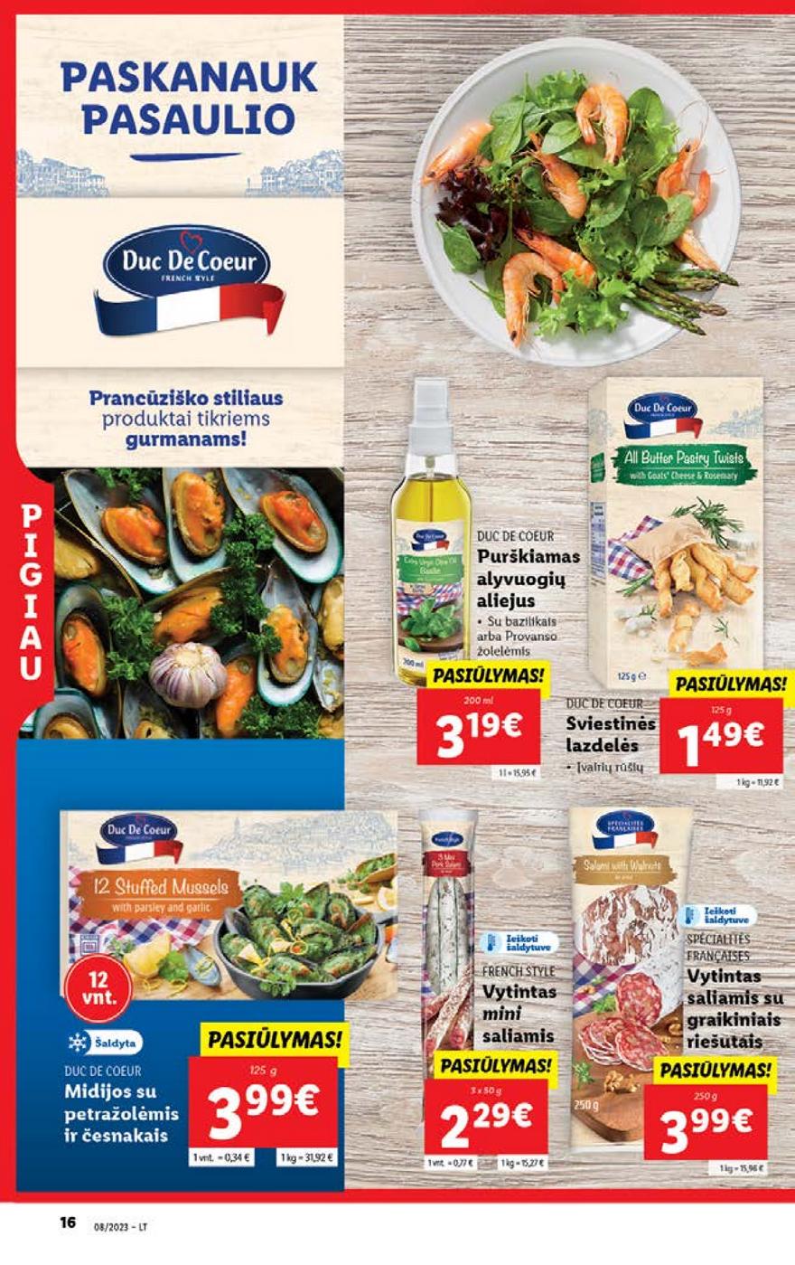 Lidl pasiūlymai akcijos nuo 
  2023-02-20 iki 
  2023-02-26 | Leidinukas.lt puslapis 16