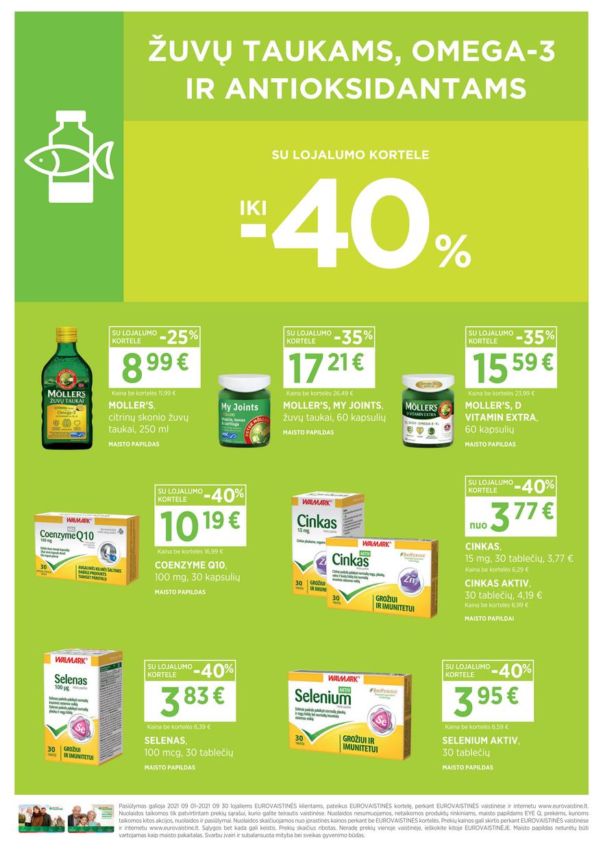 Euro vaistinė leidinys akcijos nuo 
  2021-09-01 iki 
  2021-09-30 | Leidinukas.lt puslapis 7