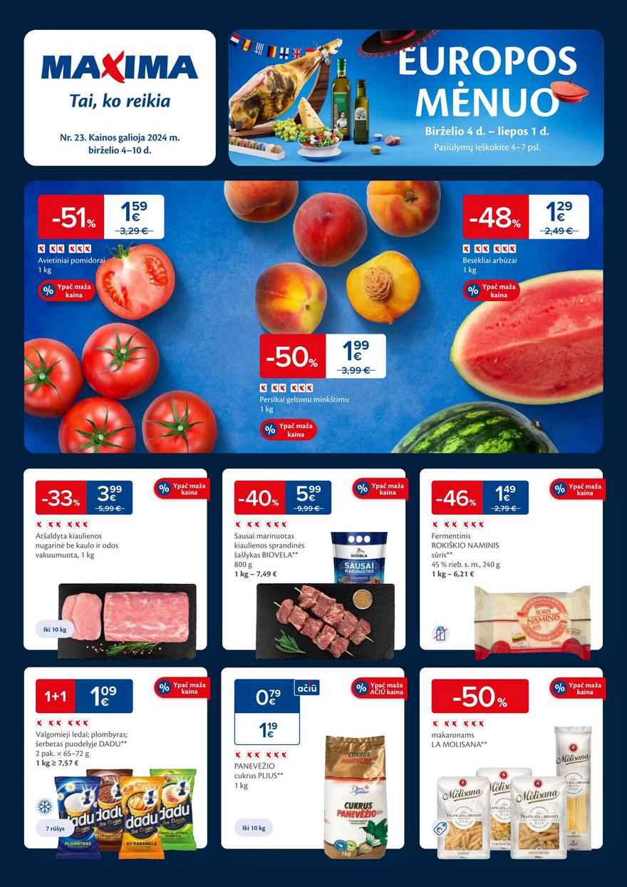 Maxima leidinys akcijos nuo 
  2024-06-04 iki 
  2024-06-10 | Leidinukas.lt puslapis 1