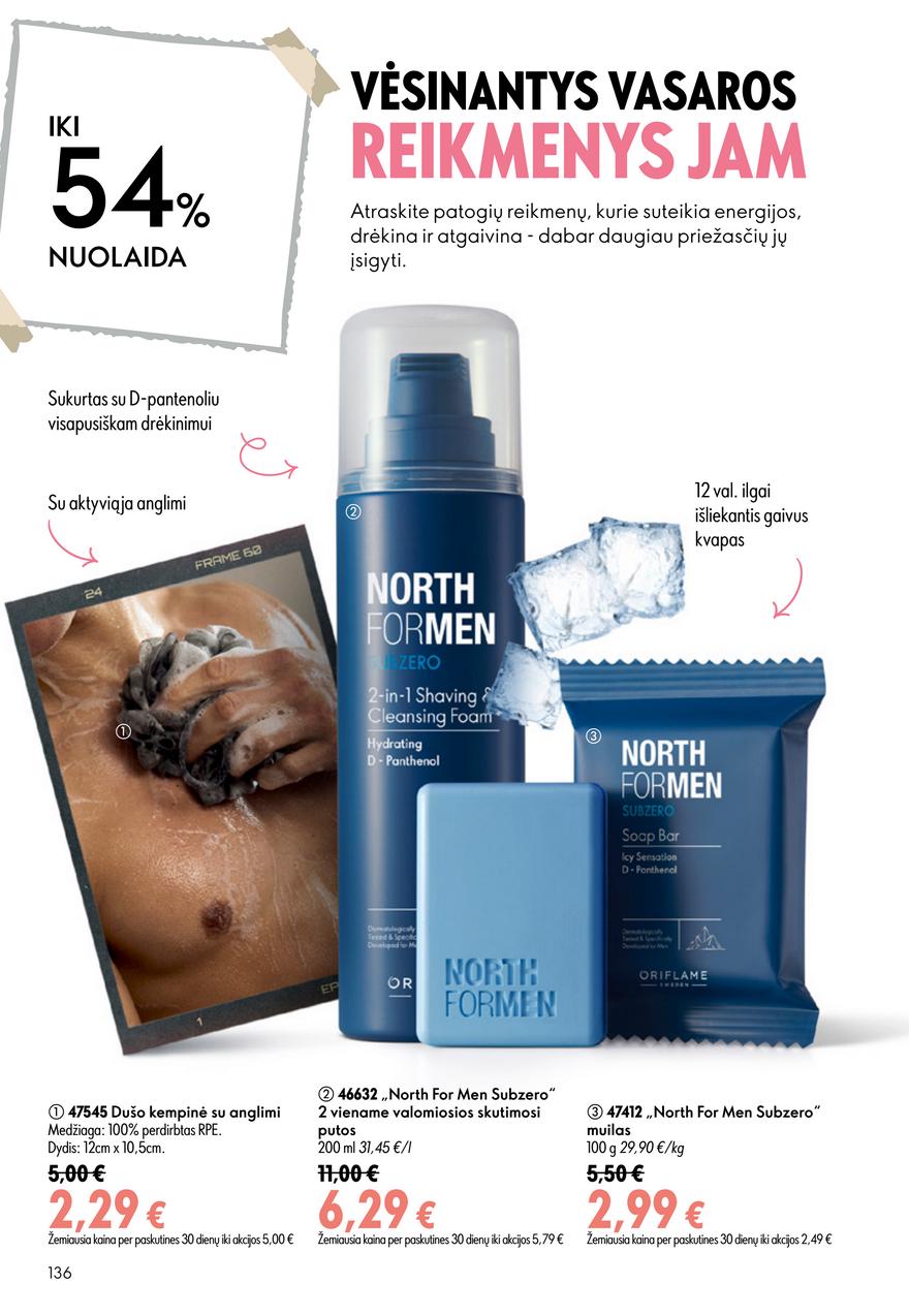 Oriflame katalogas akcijos nuo 
  2026-07-15 iki 
  2026-08-04 | Leidinukas.lt puslapis 136