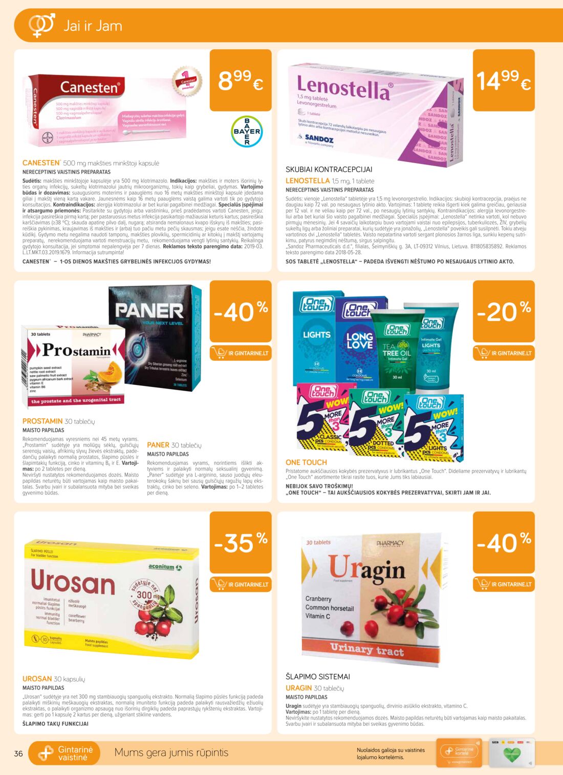 Gintarinė vaistinė leidinys akcijos nuo 
  2019-06-01 iki 
  2019-06-30 | Leidinukas.lt puslapis 36