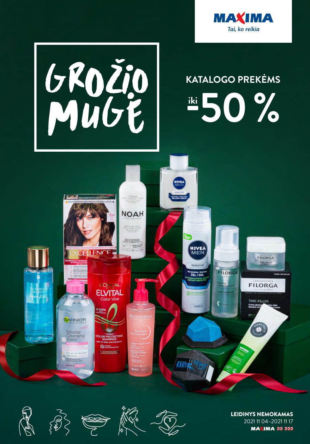 Maxima Grožio mugė akcijos nuo 
  2021-11-04 iki 
  2021-11-17 | Leidinukas.lt puslapis 1