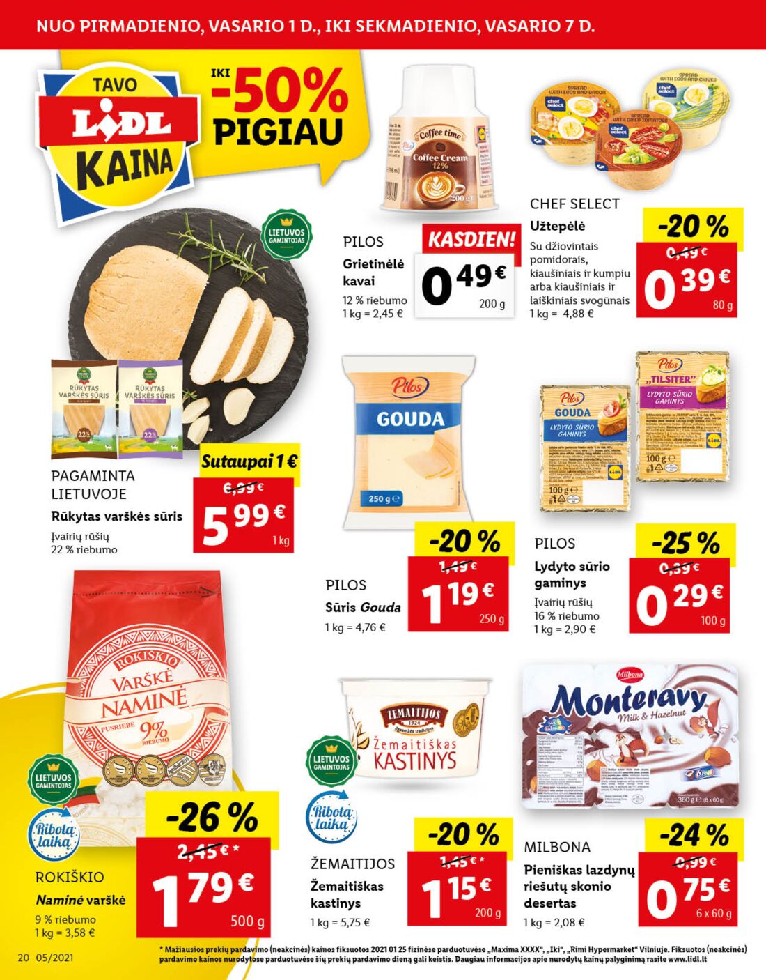 Lidl savaitinis leidinys akcijos nuo 
  2021-02-01 iki 
  2021-02-07 | Leidinukas.lt puslapis 20