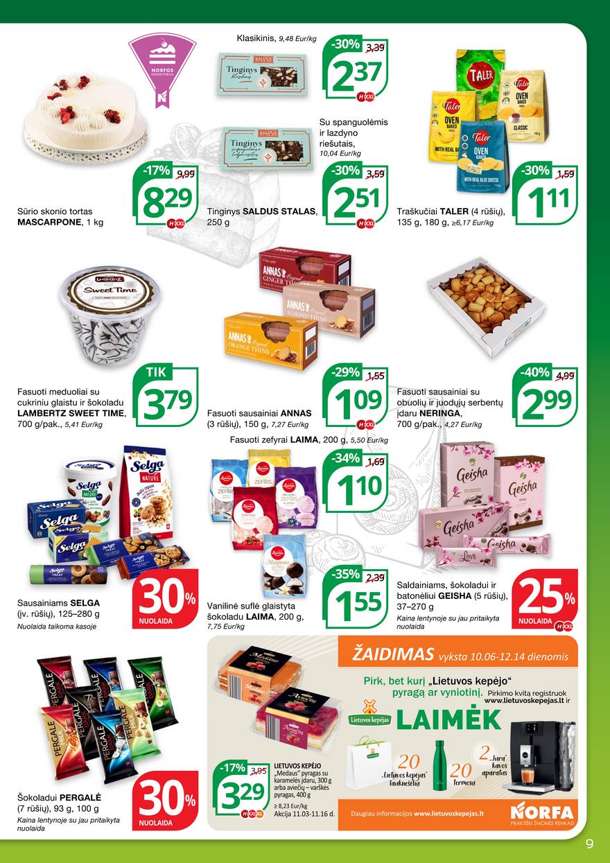 Norfos kaininis leidinys akcijos nuo 
  2022-11-03 iki 
  2022-11-16 | Leidinukas.lt puslapis 9