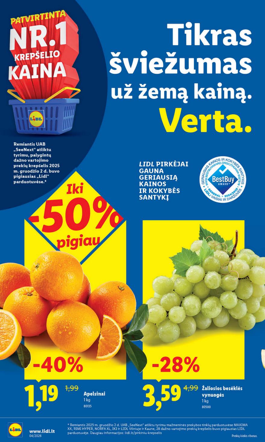 Lidl naujas leidinys akcijos nuo 
  2026-01-19 iki 
  2026-01-25 | Leidinukas.lt puslapis 40