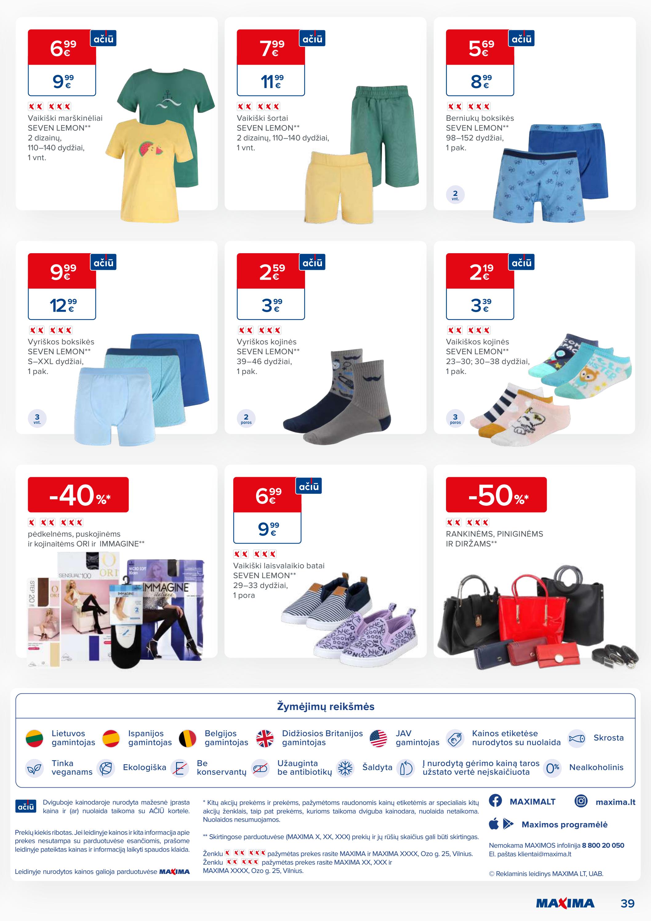 Maxima kaininis leidinys akcijos nuo 
  2023-05-30 iki 
  2023-06-05 | Leidinukas.lt puslapis 39