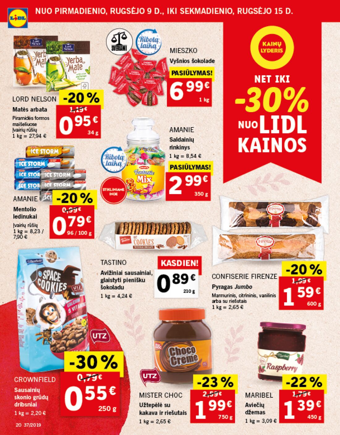 Lidl savaitinis leidinys akcijos nuo 
  2019-09-09 iki 
  2019-09-15 | Leidinukas.lt puslapis 20