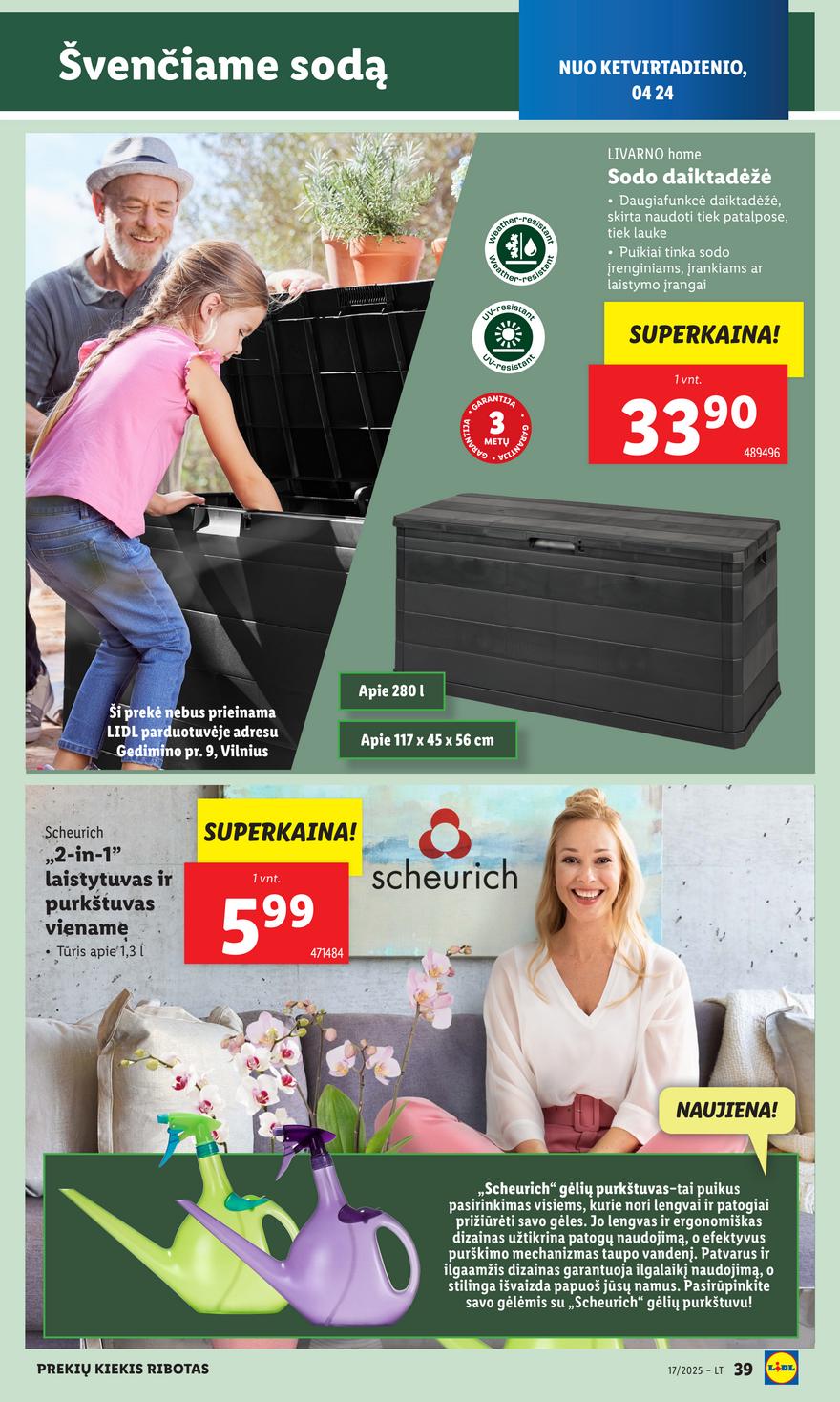 Lidl ne maisto leidinys akcijos nuo 
  2025-04-21 iki 
  2025-04-27 | Leidinukas.lt puslapis 39