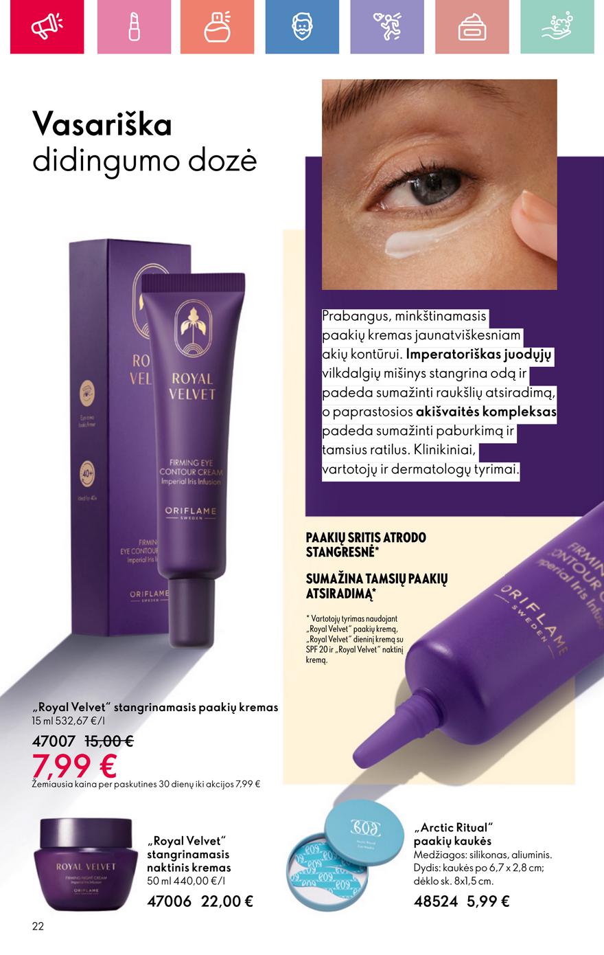 Oriflame katalogas akcijos nuo 
  2025-07-13 iki 
  2025-08-02 | Leidinukas.lt puslapis 22