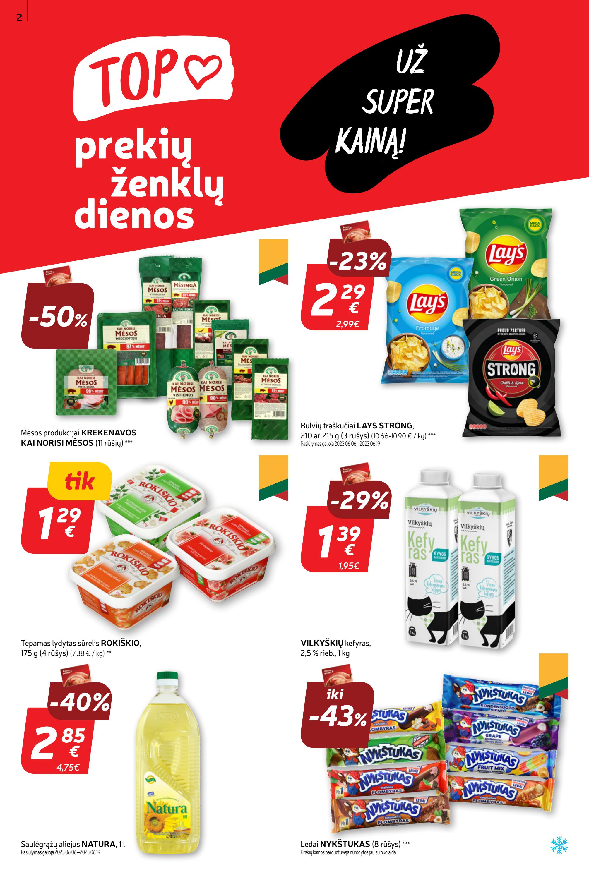 Rimi savaitinis leidinys akcijos nuo 
  2023-06-13 iki 
  2023-06-19 | Leidinukas.lt puslapis 2