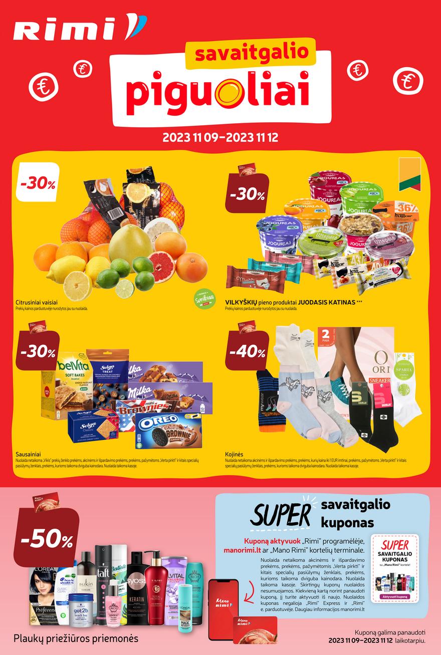 Rimi savaitinis leidinys akcijos nuo 
  2023-11-07 iki 
  2023-11-13 | Leidinukas.lt puslapis 23