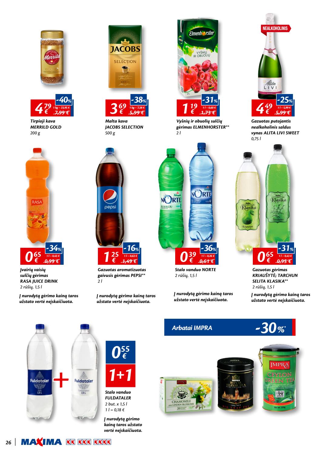 Maxima kaininis leidinys akcijos nuo 
  2019-07-19 iki 
  2019-07-31 | Leidinukas.lt puslapis 26