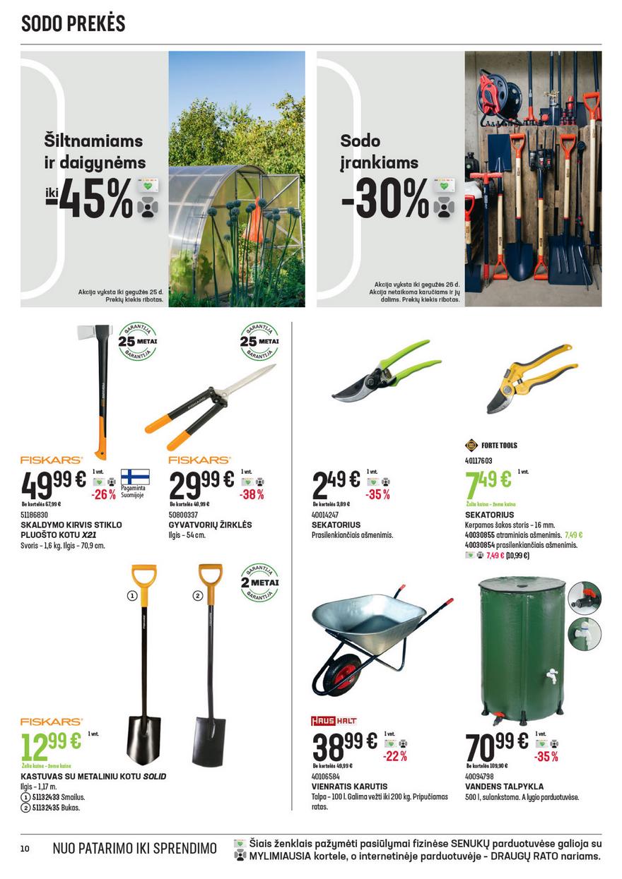 Senukai leidinys akcijos nuo 
  2021-05-05 iki 
  2021-05-25 | Leidinukas.lt puslapis 10