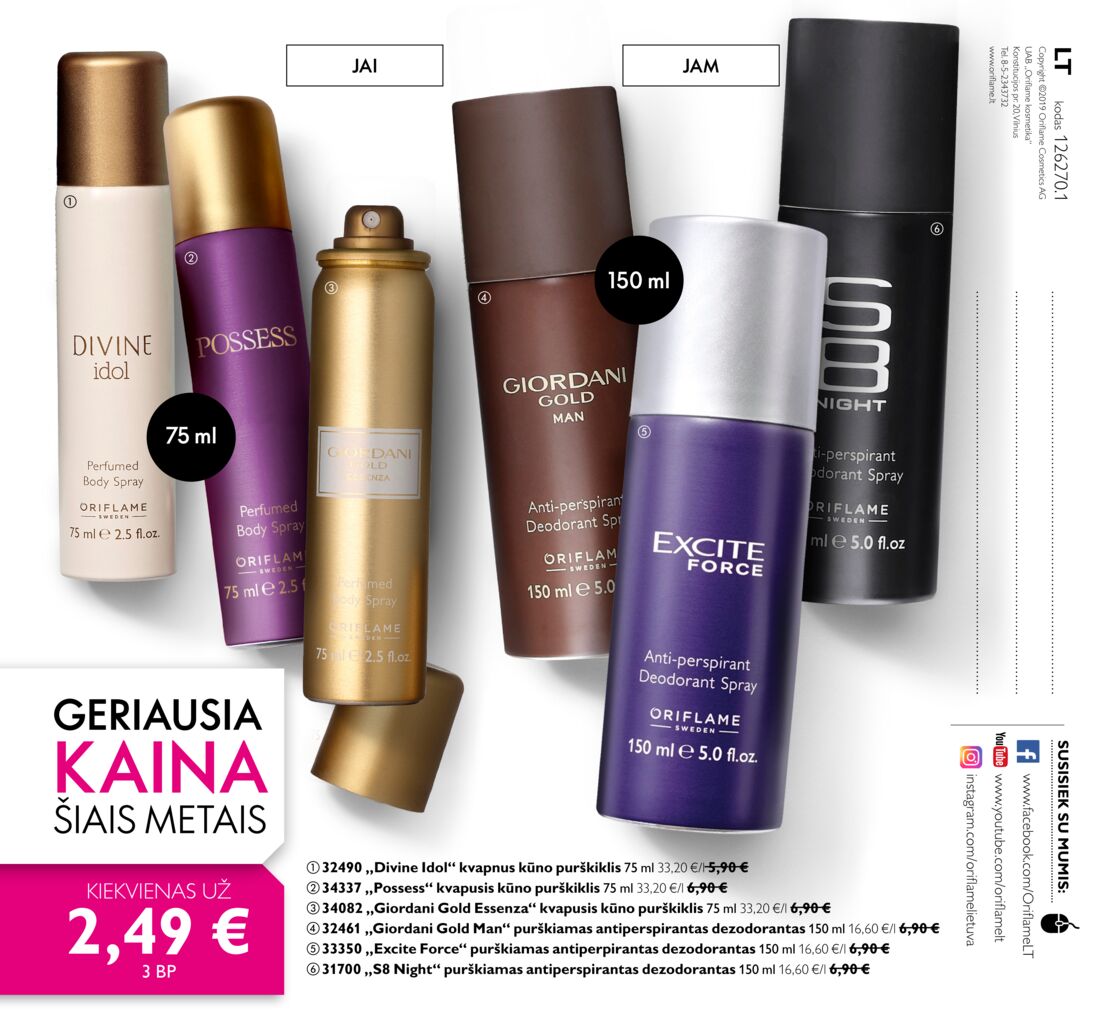 Oriflame katalogas akcijos nuo 
  2019-09-01 iki 
  2019-09-30 | Leidinukas.lt puslapis 75