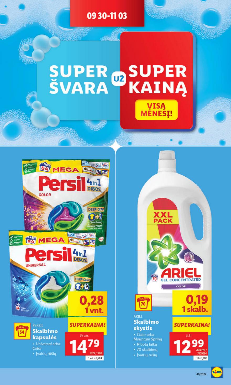 Lidl savaitinis leidinys akcijos nuo
2024-10-07 iki
2024-10-13 | Leidinukas.lt puslapis 18