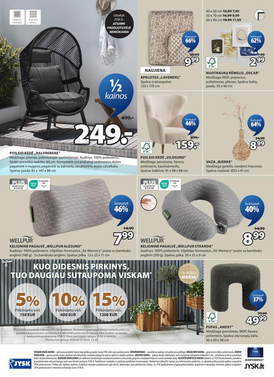Jysk akcijų leidinys akcijos nuo 
  2026-03-17 iki 
  2026-03-30 | Leidinukas.lt puslapis 24