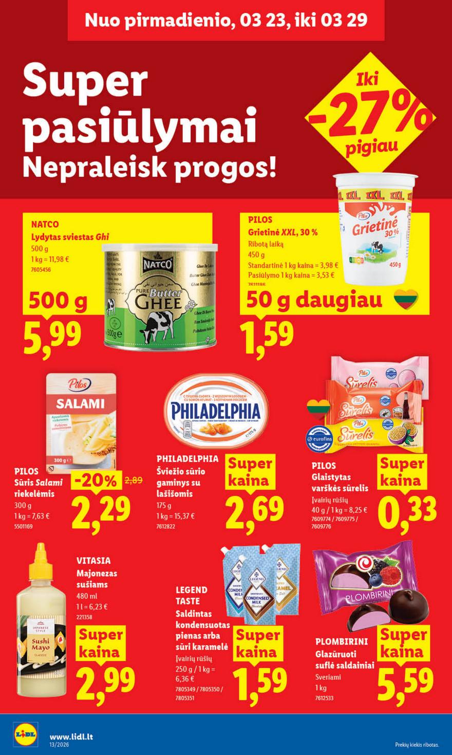 Lidl leidinys naujas akcijos nuo 
  2026-03-23 iki 
  2026-03-29 | Leidinukas.lt puslapis 16
