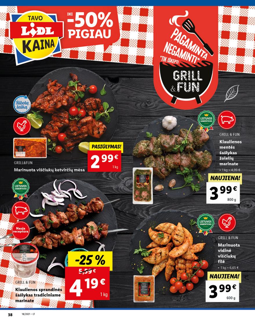 Lidl maisto prekių pasiūlymai akcijos nuo 
  2021-05-03 iki 
  2021-05-09 | Leidinukas.lt puslapis 38
