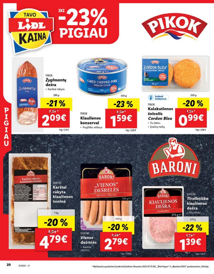 Ldil maisto leidinys akcijos nuo 
  2022-08-01 iki 
  2022-08-07 | Leidinukas.lt puslapis 20