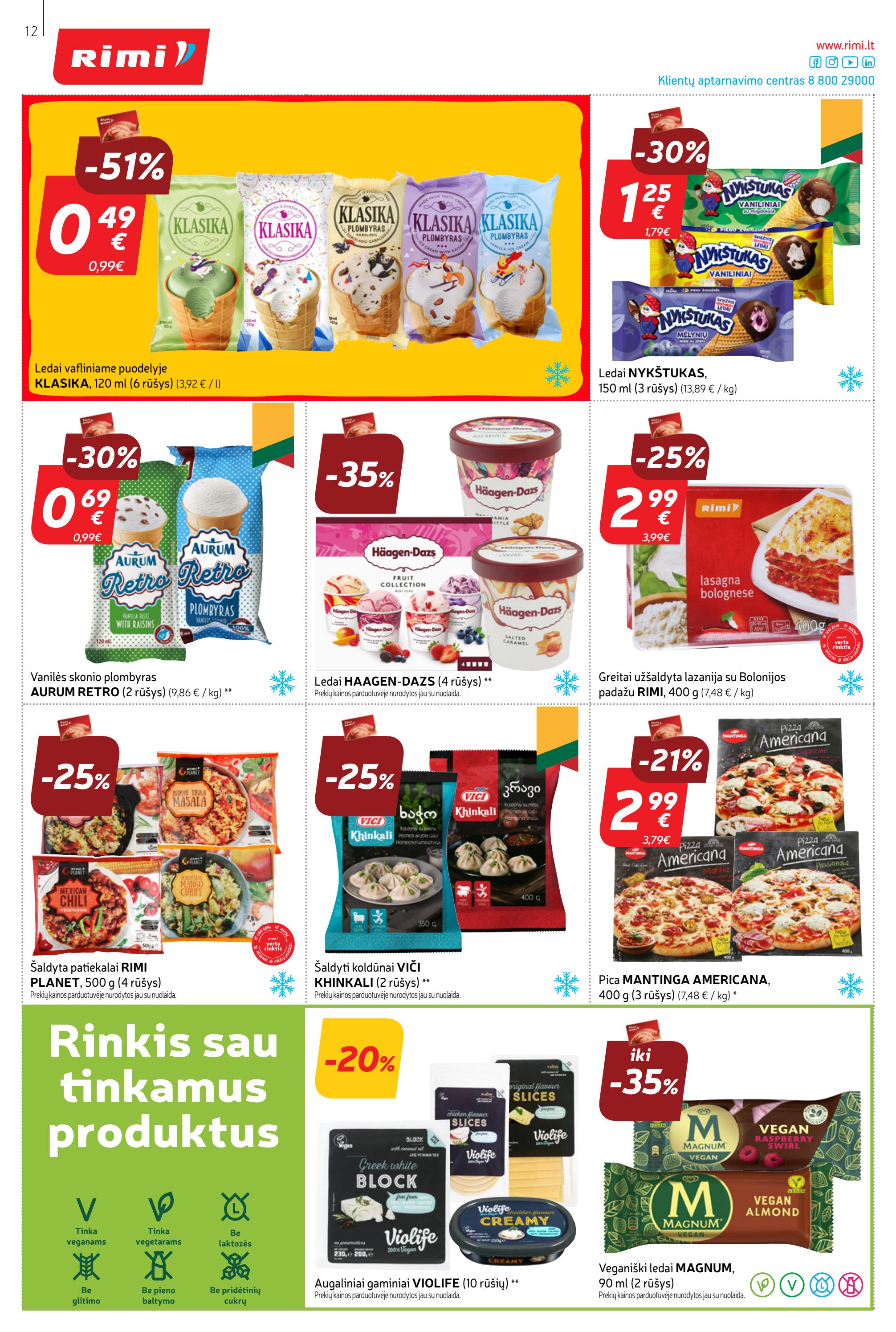 Rimi savaitinis leidinys akcijos nuo 
  2023-06-06 iki 
  2023-06-12 | Leidinukas.lt puslapis 12