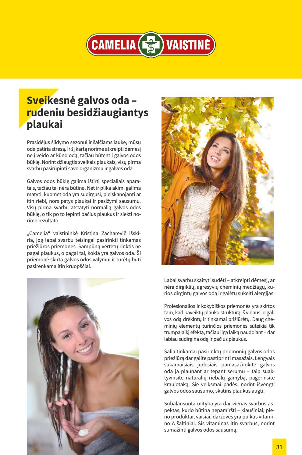 Camelia leidinys akcijos nuo 
  2019-11-01 iki 
  2019-11-30 | Leidinukas.lt puslapis 31