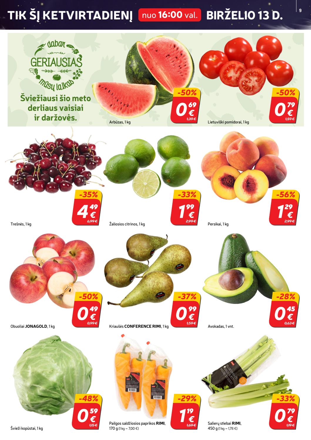 Rimi savaitinis leidinys akcijos nuo 
  2019-06-11 iki 
  2019-06-17 | Leidinukas.lt puslapis 9