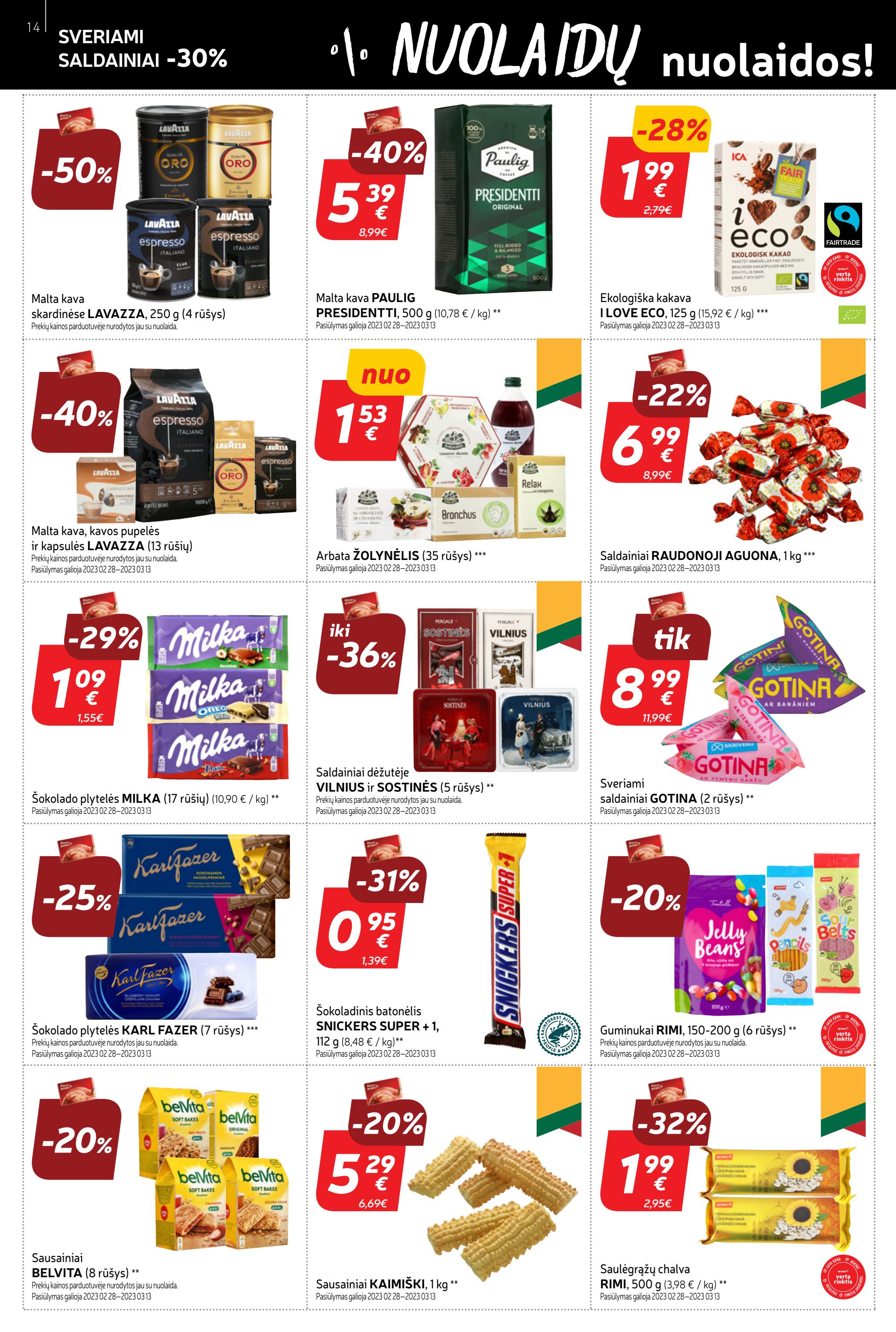 Rimi savaitinis leidinys akcijos nuo 
  2023-03-07 iki 
  2023-03-13 | Leidinukas.lt puslapis 14