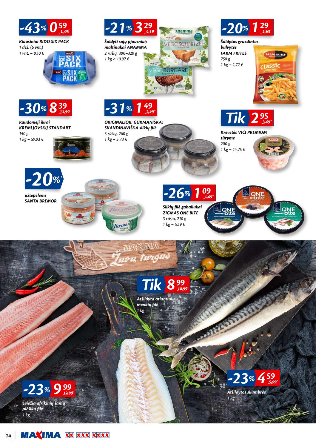 Maxima kaininis leidinys akcijos nuo 
  2019-11-07 iki 
  2019-11-20 | Leidinukas.lt puslapis 14