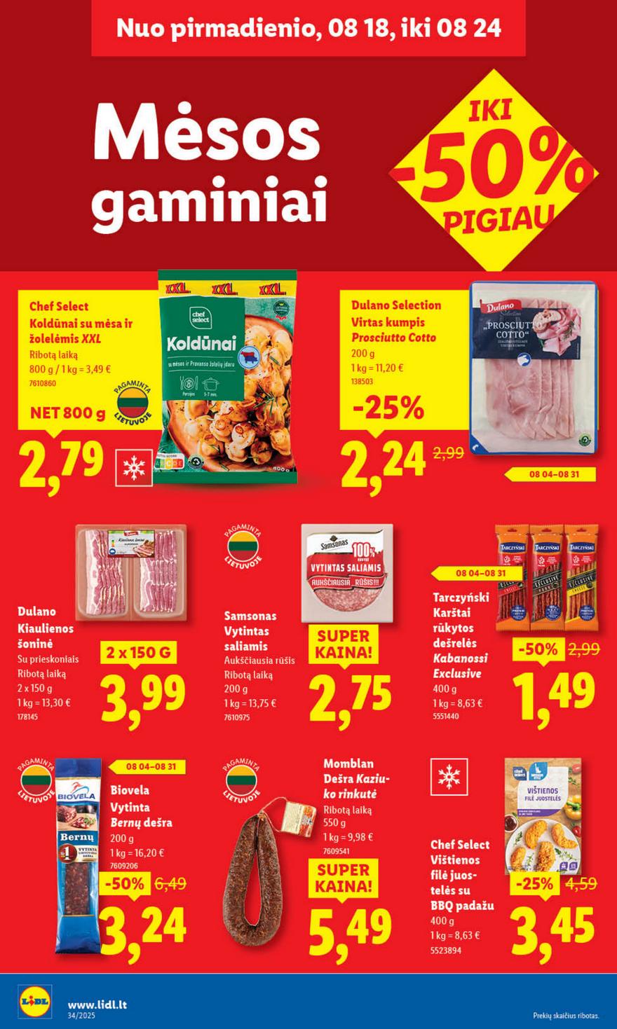 Lidl savaitinis leidinys akcijos nuo 
  2025-08-18 iki 
  2025-08-24 | Leidinukas.lt puslapis 40