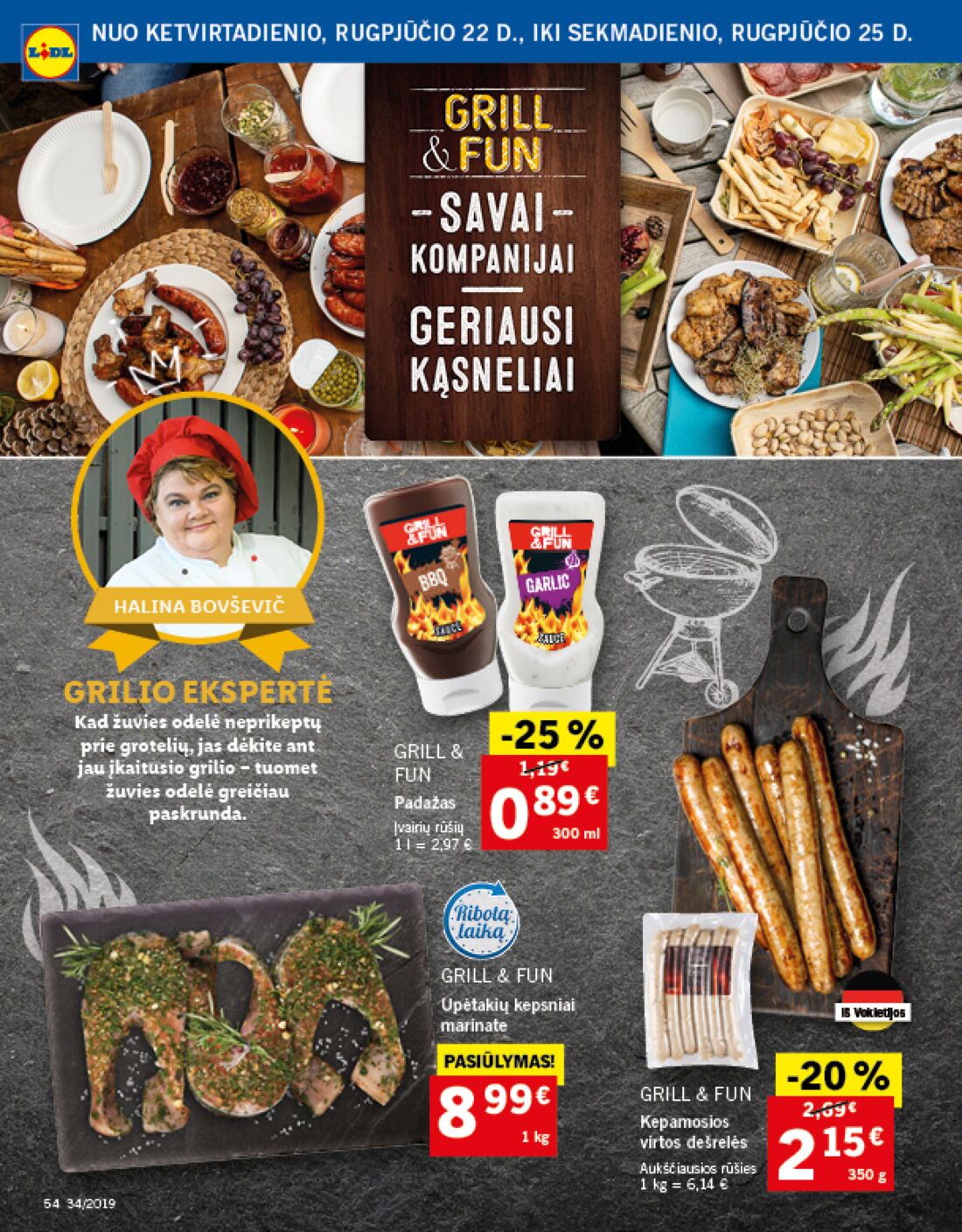 Lidl savaitinis leidinys akcijos nuo 
  2019-08-19 iki 
  2019-08-25 | Leidinukas.lt puslapis 54