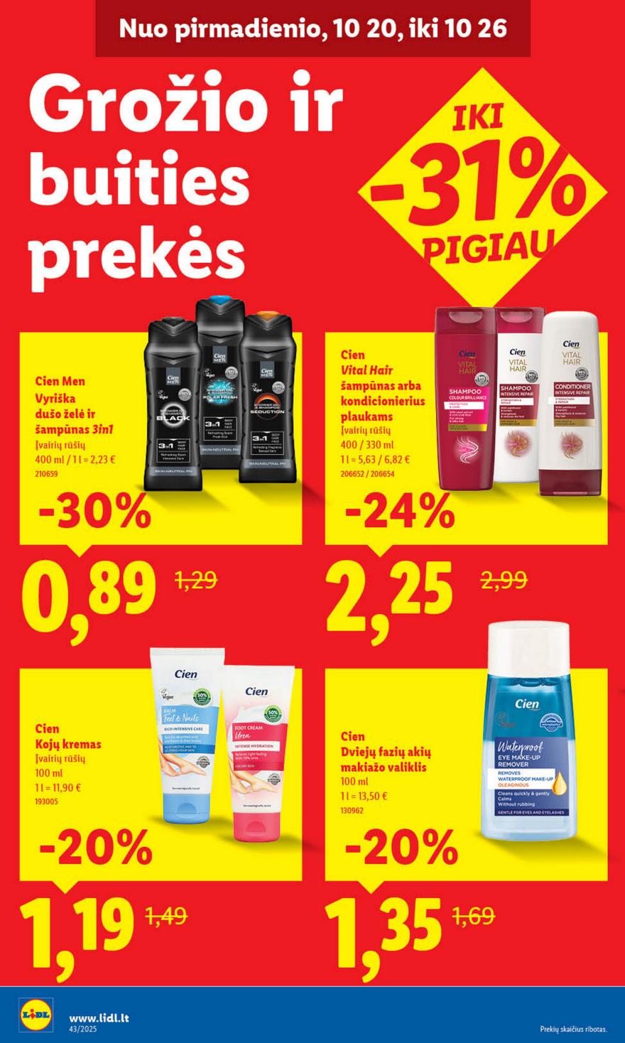 Lidl leidinys naujas akcijos nuo 
  2025-10-20 iki 
  2025-10-26 | Leidinukas.lt puslapis 48