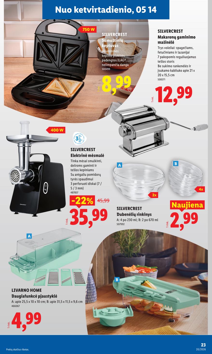Lidl leidinys akcijos nuo 
  2026-05-11 iki 
  2026-05-17 | Leidinukas.lt puslapis 23
