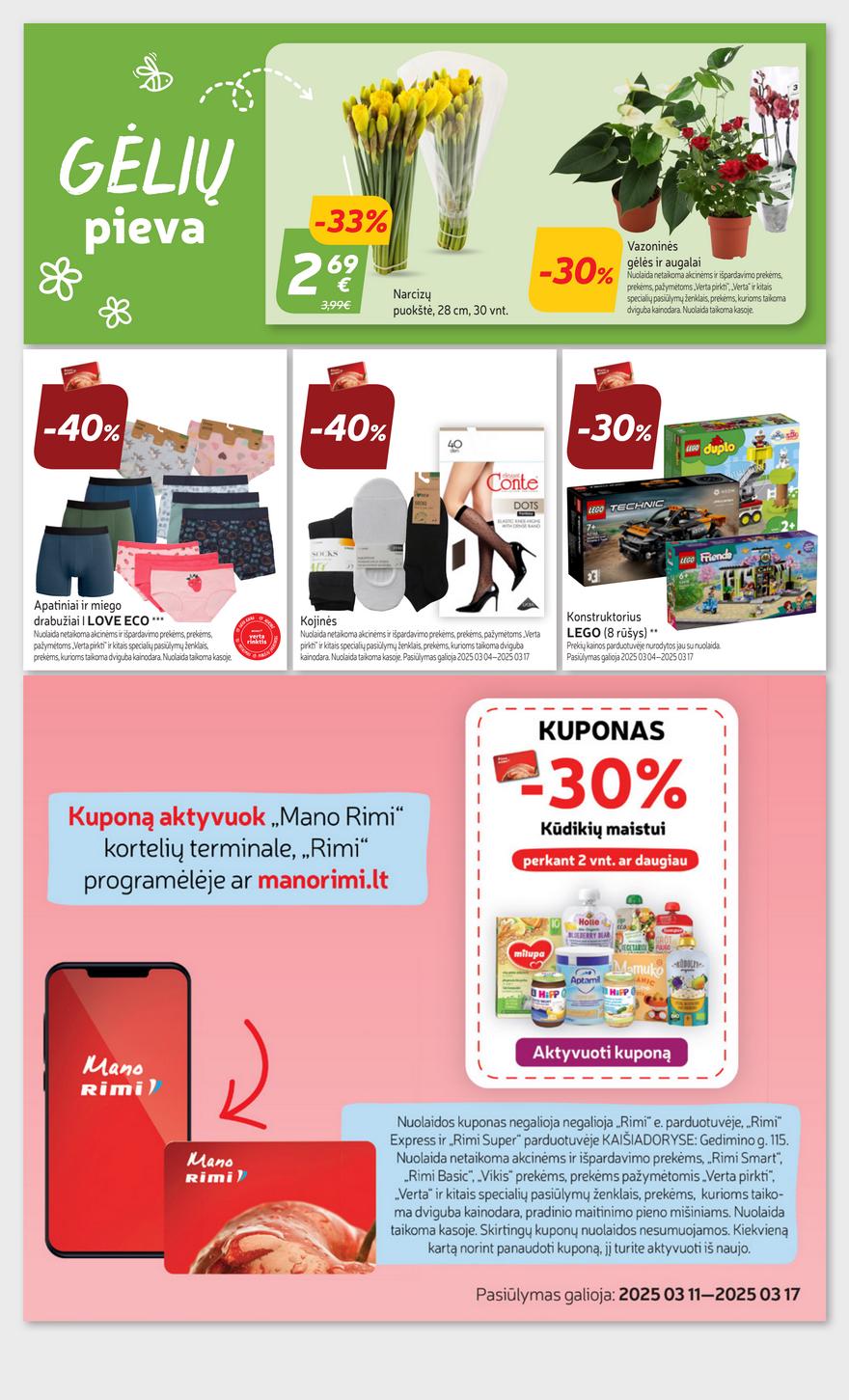 Rimi savaitinis leidinys 11 akcijos nuo 
  2025-03-12 iki 
  2025-03-17 | Leidinukas.lt puslapis 39